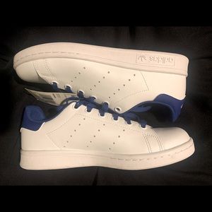 Adidas- Stan Smith Shoes--White/Blue